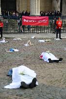 Protest against violence against children and teenagers - Paris