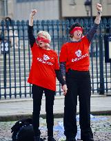 Protest against violence against children and teenagers - Paris