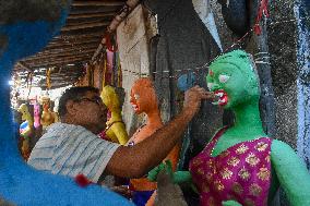 Preparation Of Halloween Festival In India.