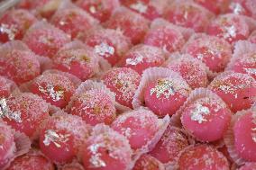 Traditional Indian Sweets For The Festival Of Diwali