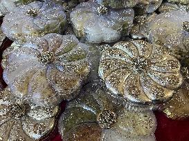 Traditional Indian Sweets For The Festival Of Diwali