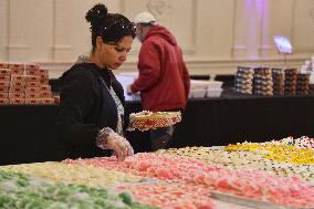 Traditional Indian Sweets For The Festival Of Diwali