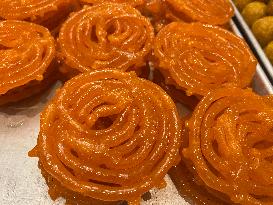 Traditional Indian Sweets For The Festival Of Diwali