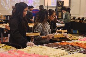 Traditional Indian Sweets For The Festival Of Diwali