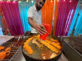 Traditional Indian Sweets For The Festival Of Diwali