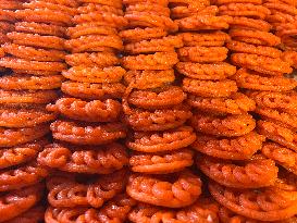 Traditional Indian Sweets For The Festival Of Diwali