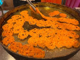 Traditional Indian Sweets For The Festival Of Diwali