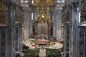 Mass at the conclusion of the 16th Ordinary General Assembly of the Synod of Bishops