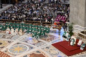 Mass at the conclusion of the 16th Ordinary General Assembly of the Synod of Bishops