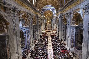 Mass at the conclusion of the 16th Ordinary General Assembly of the Synod of Bishops