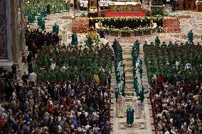 Mass at the conclusion of the 16th Ordinary General Assembly of the Synod of Bishops