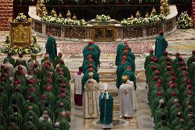 Mass at the conclusion of the 16th Ordinary General Assembly of the Synod of Bishops