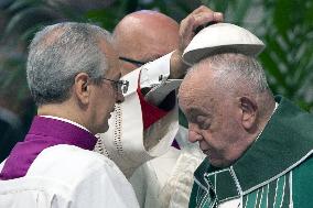 Mass at the conclusion of the 16th Ordinary General Assembly of the Synod of Bishops