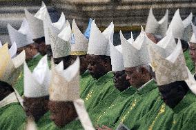 Mass at the conclusion of the 16th Ordinary General Assembly of the Synod of Bishops