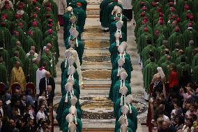 Mass at the conclusion of the 16th Ordinary General Assembly of the Synod of Bishops