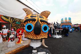 Monumental Skulls Of Tlahuac Exhibition