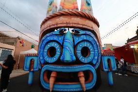 Monumental Skulls Of Tlahuac Exhibition