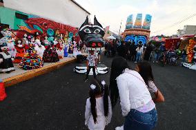 Monumental Skulls Of Tlahuac Exhibition