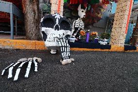 Monumental Skulls Of Tlahuac Exhibition