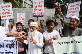 Capital Market Investors Protest In Dhaka, Bangladesh