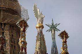 The Sagrada Familia on its way to becoming the tallest temple in the world