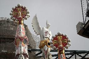 The Sagrada Familia on its way to becoming the tallest temple in the world