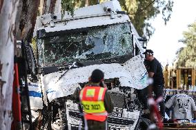 At Least 35 Injured In Truck Ramming In Central Israel