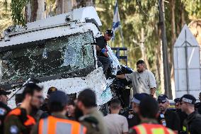 At Least 35 Injured In Truck Ramming In Central Israel