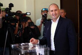 President Rumen Radev Voting