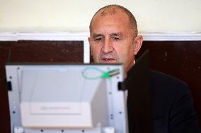 President Rumen Radev Voting