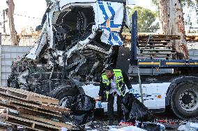 At Least 35 Injured In Truck Ramming In Central Israel