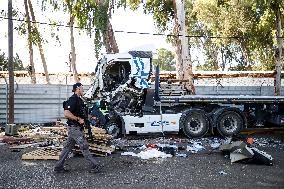 At Least 35 Injured In Truck Ramming In Central Israel