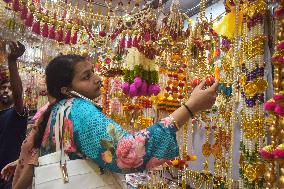 Diwali Market In Kolkata, India