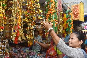 Diwali Market In Kolkata, India