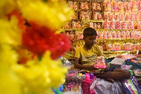 Diwali Market In Kolkata, India