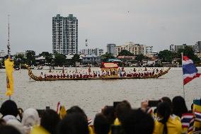 The Royal Barge Procession In Bangkok.