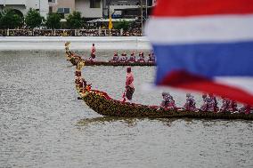 The Royal Barge Procession In Bangkok.