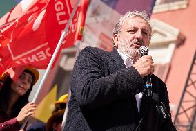 Demonstration In Bari, Italy