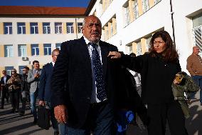 Boyko Borissov Voting In Bulgaria