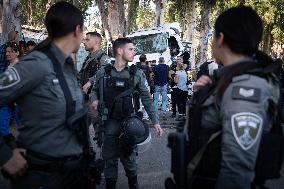 Truck Crashes Into Bus Station In Tel Aviv