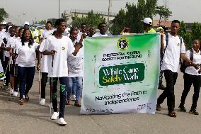 White Cane Safety Day In Lagos, Nigeria