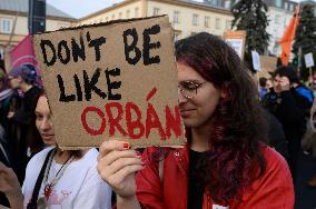 Rally In Support Of Right To Asylum In Poland.