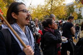 Rally In Support Of Right To Asylum In Poland.