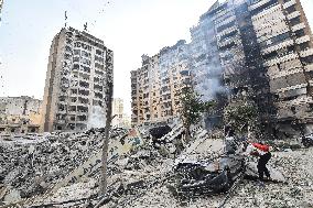 Israeli Airstrike In Beirut, Lebanon