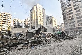 Israeli Airstrike In Beirut, Lebanon