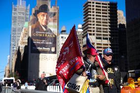 Protests Outside Of Trump NYC Rally