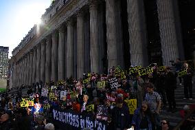 Protests Outside Of Trump NYC Rally