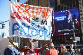 Protests Outside Of Trump NYC Rally