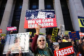 Protests Outside Of Trump NYC Rally