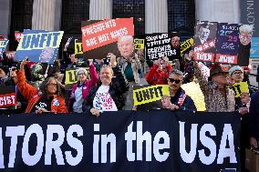 Protests Outside Of Trump NYC Rally